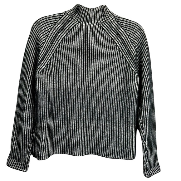 Kinross Cashmere Plaited Rib Funnel Sweater - Picture 3 of 5